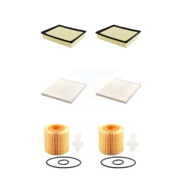 2x Air + 2x Cabin + 2x Engine Cartridge Oil Filter (6 Total) Kit For Toyota Tacoma 3.5L KFM-101322