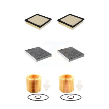 2x Air + 2x Cabin + 2x Engine Cartridge Oil Filter (6 Total) Kit For Toyota Camry Lexus KFM-101326