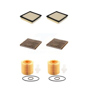 2x Air + 2x Cabin + 2x Engine Cartridge Oil Filter (6 Total) Kit For Toyota Avalon 3.5L KFM-101327