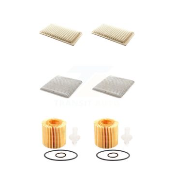 2x Air + 2x Cabin + 2x Engine Cartridge Oil Filter (6 Total) Kit For Toyota Sienna LE CE KFM-101329