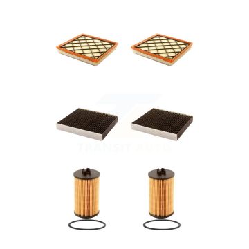 2x Air + 2x Cabin + 2x Engine Cartridge Oil Filter (6 Total) Kit For Chevrolet Cruze 1.8L KFM-101330