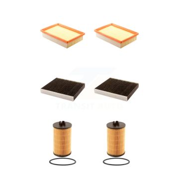 2x Air + 2x Cabin + 2x Engine Cartridge Oil Filter (6 Total) Kit For Chevrolet Sonic KFM-101333