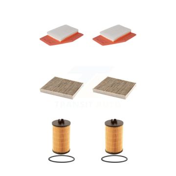 2x Air + 2x Cabin + 2x Engine Cartridge Oil Filter (6 Total) Kit For Chevrolet Malibu KFM-101335