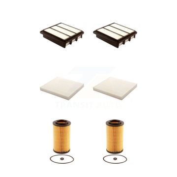 2x Air + 2x Cabin + 2x Engine Cartridge Oil Filter (6 Total) Kit For Hyundai Sonata Azera KFM-101344
