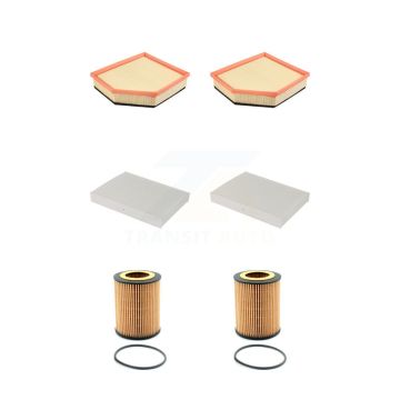 2x Air + 2x Cabin + 2x Engine Cartridge Oil Filter (6 Total) Kit For Volvo XC60 XC70 S60 KFM-101353