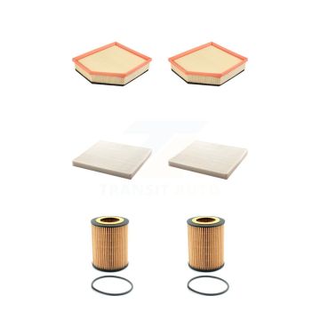 2x Air + 2x Cabin + 2x Engine Cartridge Oil Filter (6 Total) Kit For Volvo XC70 3.0L KFM-101355