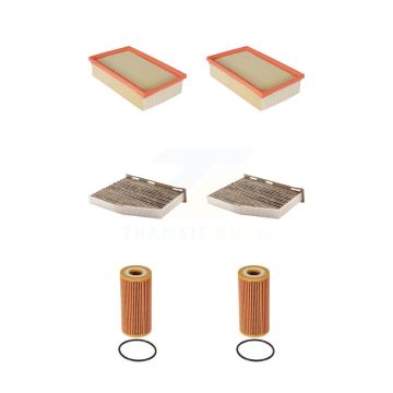 2x Air + 2x Cabin + 2x Engine Cartridge Oil Filter (6 Total) Kit For Volkswagen Tiguan KFM-101359