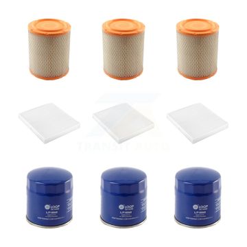 3x Air + 3x Cabin + 3x Engine Oil Filter (9 Total) Kit For Jeep Patriot Compass Dodge KFM-101371
