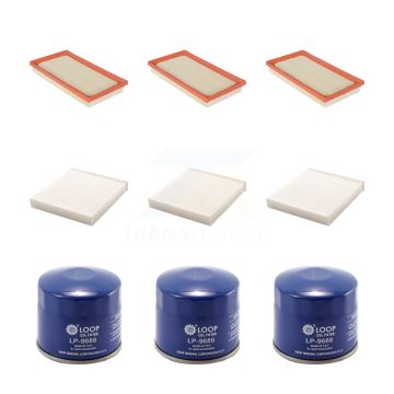 3x Air + 3x Cabin + 3x Engine Oil Filter (9 Total) Kit For Subaru BRZ Toyota 86 KFM-101404