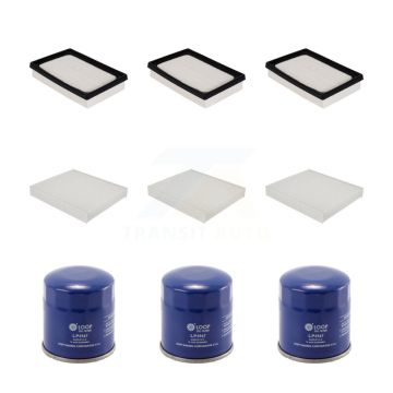 3x Air + 3x Cabin + 3x Engine Oil Filter (9 Total) Kit For Toyota Corolla Prius Prime C KFM-101407