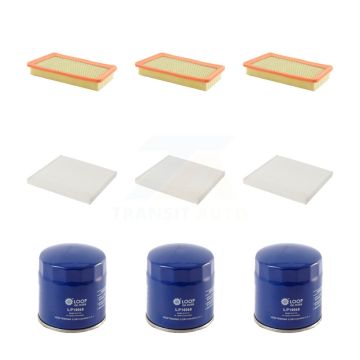 3x Air + 3x Cabin + 3x Engine Oil Filter (9 Total) Kit For 2015-2017 Chrysler 200 2.4L KFM-101417