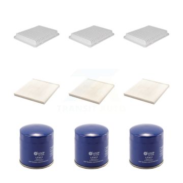 3x Air + 3x Cabin + 3x Engine Oil Filter (9 Total) Kit For 2005-2023 Toyota Tacoma 2.7L KFM-101426