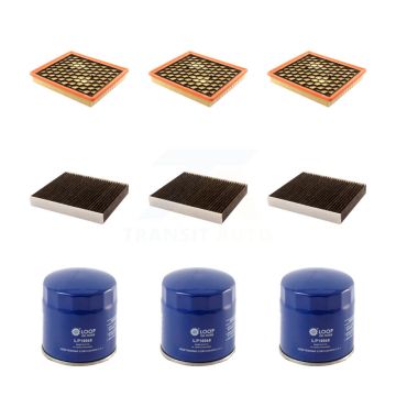 3x Air + 3x Cabin + 3x Engine Oil Filter (9 Total) Kit For 2010 Buick LaCrosse Allure KFM-101428