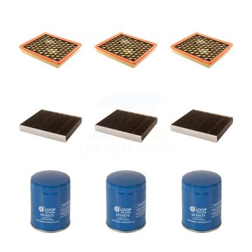 3x Air + 3x Cabin + 3x Engine Oil Filter (9 Total) Kit For 2011-2016 Buick LaCrosse 3.6L KFM-101429