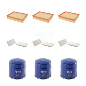 3x Air + 3x Cabin + 3x Engine Oil Filter (9 Total) Kit For 2007-2008 Dodge Nitro 4.0L KFM-101432