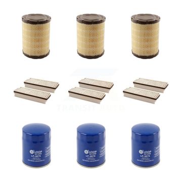 3x Air + 3x Cabin + 3x Engine Oil Filter (9 Total) Kit For 2004 Buick Rainier 4.2L KFM-101444