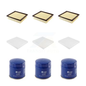 3x Air + 3x Cabin + 3x Engine Oil Filter (9 Total) Kit For Jeep Grand Cherokee Dodge 5.7L KFM-101446