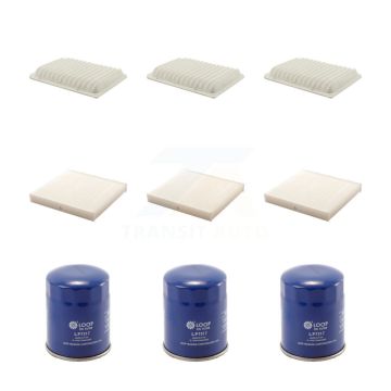 3x Air + 3x Cabin + 3x Engine Oil Filter (9 Total) Kit For Mitsubishi RVR Outlander Sport KFM-101457
