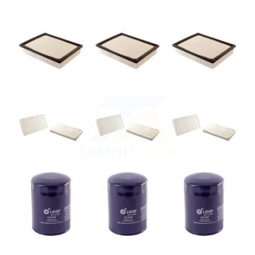 3x Air + 3x Cabin + 3x Engine Oil Filter (9 Total) Kit For GMC Chevrolet Sierra 2500 HD KFM-101461