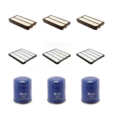 3x Air + 3x Cabin + 3x Engine Oil Filter (9 Total) Kit For 2003-2004 Honda Odyssey KFM-101470