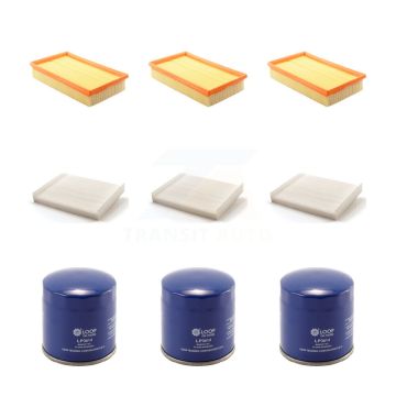 3x Air + 3x Cabin + 3x Engine Oil Filter (9 Total) Kit For Ford Fusion Mercury Milan KFM-101476
