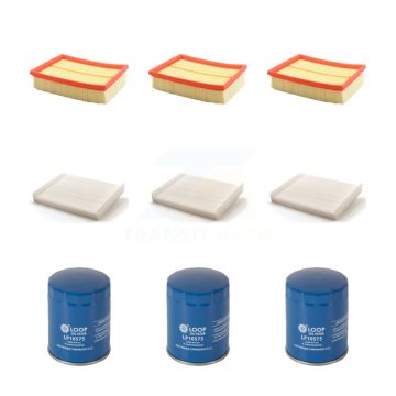 3x Air + 3x Cabin + 3x Engine Oil Filter (9 Total) Kit For 2010-2012 Ford Fusion 3.0L KFM-101477