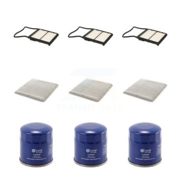 3x Air + 3x Cabin + 3x Engine Oil Filter (9 Total) Kit For 2004-2009 Toyota Prius KFM-101479