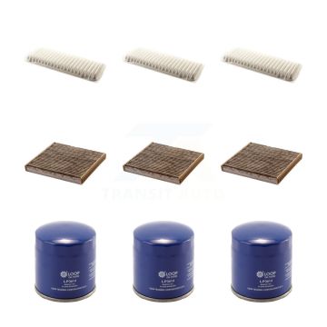 3x Air + 3x Cabin + 3x Engine Oil Filter (9 Total) Kit For Toyota Highlander KFM-101488