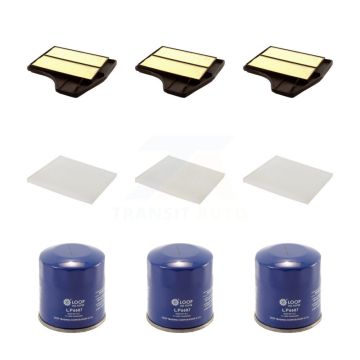 3x Air + 3x Cabin + 3x Engine Oil Filter (9 Total) Kit For Nissan Altima KFM-101494