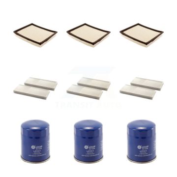 3x Air + 3x Cabin + 3x Engine Oil Filter (9 Total) Kit For Nissan Frontier Pathfinder KFM-101499