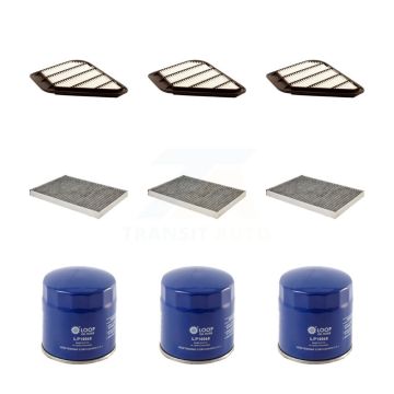 3x Air + 3x Cabin + 3x Engine Oil Filter (9 Total) Kit For GMC Acadia Buick Enclave 3.6L KFM-101507