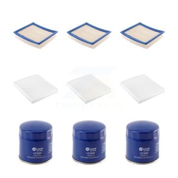 3x Air + 3x Cabin + 3x Engine Oil Filter (9 Total) Kit For Chrysler 200 Dodge Avenger KFM-101508