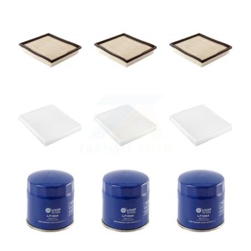 3x Air + 3x Cabin + 3x Engine Oil Filter (9 Total) Kit For Chrysler Sebring Dodge Avenger KFM-101511