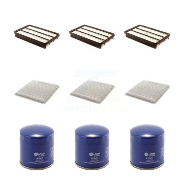 3x Air + 3x Cabin + 3x Engine Oil Filter (9 Total) Kit For 2003 Toyota Sienna 3.0L KFM-101516
