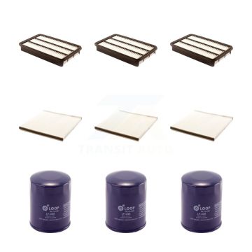 3x Air + 3x Cabin + 3x Engine Oil Filter (9 Total) Kit For 2002-2003 Toyota Solara 2.4L KFM-101517
