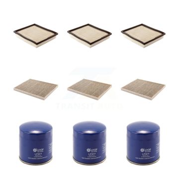 3x Air + 3x Cabin + 3x Engine Oil Filter (9 Total) Kit For Dodge Caravan Grand Chrysler & KFM-101524