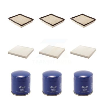 3x Air + 3x Cabin + 3x Engine Oil Filter (9 Total) Kit For Dodge Grand Caravan Chrysler & KFM-101526