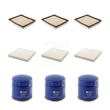 3x Air + 3x Cabin + 3x Engine Oil Filter (9 Total) Kit For Dodge Grand Caravan Chrysler & KFM-101527