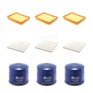 3x Air + 3x Cabin + 3x Engine Oil Filter (9 Total) Kit For 2007-2012 Kia Rondo KFM-101529