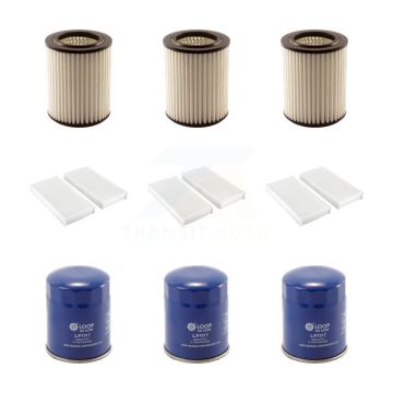 3x Air + 3x Cabin + 3x Engine Oil Filter (9 Total) Kit For Honda CR-V Civic Acura RSX KFM-101537