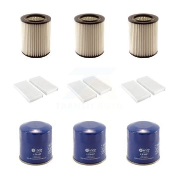 3x Air + 3x Cabin + 3x Engine Oil Filter (9 Total) Kit For 2002-2003 Honda Civic 2.0L KFM-101540