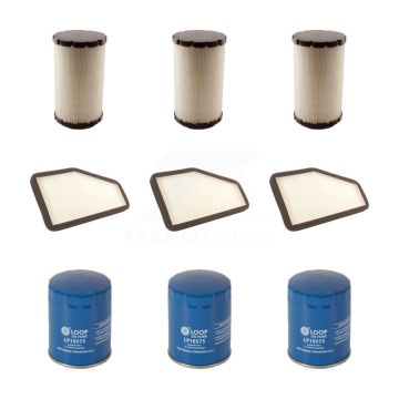 3x Air + 3x Cabin + 3x Engine Oil Filter (9 Total) Kit For Ford Escape Mercury Mariner KFM-101549