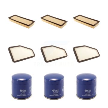 3x Air + 3x Cabin + 3x Engine Oil Filter (9 Total) Kit For Ford Escape Mazda Tribute KFM-101550