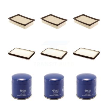 3x Air + 3x Cabin + 3x Engine Oil Filter (9 Total) Kit For Ford Escape Mazda Tribute KFM-101552