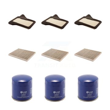 3x Air + 3x Cabin + 3x Engine Oil Filter (9 Total) Kit For 2008 Chrysler Pacifica 3.8L KFM-101569