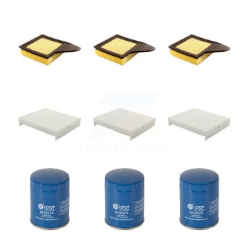 3x Air + 3x Cabin + 3x Engine Oil Filter (9 Total) Kit For Ford Mustang 3.7L 5.0L KFM-101574