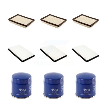 3x Air + 3x Cabin + 3x Engine Oil Filter (9 Total) Kit For Buick LaCrosse Allure 3.6L KFM-101603
