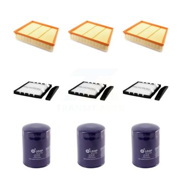 3x Air + 3x Cabin + 3x Engine Oil Filter (9 Total) Kit For GMC Chevrolet Sierra 2500 HD KFM-101609