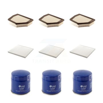 3x Air + 3x Cabin + 3x Engine Oil Filter (9 Total) Kit For 2008-2010 Saturn Vue 3.6L KFM-101626