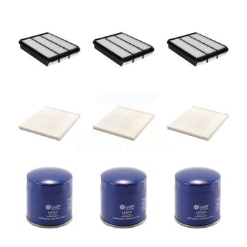 3x Air + 3x Cabin + 3x Engine Oil Filter (9 Total) Kit For 2010 Toyota 4Runner 2.7L KFM-101632